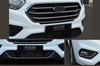 Chrome Grille & Fog Light Styling Trim Set To Fit Ford Transit Custom (2018-22)