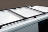 Black Roof Rails & Cross Bars Set To Fit L2H1 Ford Transit Custom (2012-22)