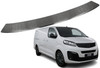Rear Bumper Protector Brushed Black To Fit Long (L3) Fiat Scudo (2022+)