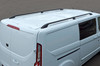 Black Aluminium Roof Bars Rack To Fit L1H1 Ford Transit Custom (2012-22)