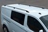 Black Aluminium Roof Bars Rack To Fit L1H1 Ford Transit Custom (2012-22)