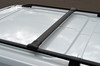 Black Roof Rails & Cross Bars Set To Fit L1H1 Ford Transit Custom (2012-22)