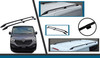 Black Aluminium Roof Rack Rails Side Bars To Fit L2H1 Renault Trafic (2014+)