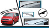 Black Aluminium Roof Bar Rails To Fit L1H1 Volkswagen T5 Transporter (2003-15)
