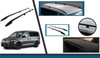 Black Aluminium Roof Bars Side Rails To Fit L2 Volkswagen Caddy Maxi (2021+)