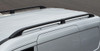 Black Aluminium Roof Rack Rails Side Bars To Fit L1H1 Nissan Primastar (2022+)
