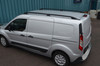 Black Aluminium Roof Bars Side Rails To Fit L1 Ford Transit Connect (2012+)