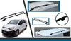 Black Aluminium Roof Bars Side Rails To Fit L1 Fiat Doblo (2023+)