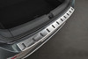Reinforced Rear Bumper Protector Guard For VW T-Roc (2017+) - Silver Brushed