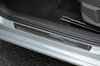 Carbon Fibre Door Sill Protectors Kick Plates To Fit Audi A1 (2019+)