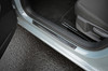 Carbon Fibre Door Sill Protectors Kick Plates To Fit Hyundai i20 (2020+)