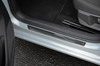 Carbon Fibre Door Sill Protectors Kick Plates To Fit Hyundai i20 (2020+)