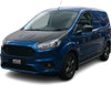 Black Front Bonnet Bra / Protector To Fit Ford Transit Courier (2014-23)