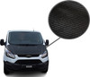 To Fit Ford Transit Custom (2012-17): Full Bonnet Bra Cover Carbon Fibre Effect