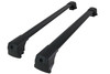 Black Cross Bars For Roof Rack Rails To Fit Kia Sportage V (2022+) 75KG Lockable