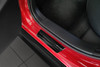 Black Chrome Door Sill Protectors (Hybrid Emblem) To Fit Mazda CX-30 (2019+)