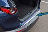 Lux Rear Bumper Protector Guard (Satin Silver) To Fit Mazda CX-30 (2019+)