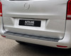For Mercedes V-Class (2015+): Tough Rear Bumper Protector Guard Black Chrome