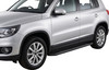 Black Aluminium Side Steps Bars Running Boards For Volkswagen Tiguan (2007-16)
