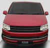 To Fit VW T6 Transporter (2015-2019): Black Debadged Front Grille Badgeless