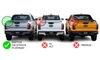 Cross Bar Rack For Rear Truck Bed Rails To Fit Ford Ranger (2023+) 75KG Lockable