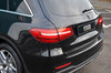 Dark Chrome Rear Bumper Protector Guard To Fit Mercedes GLC (2015-2022)