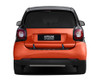 Black Brushed Rear Bumper Protector Guard To Fit Smart Fortwo (2015-2024)