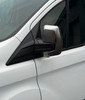 Satin Chrome Wing Mirror Trim Covers To Fit Ford Transit Custom (2012-2022)