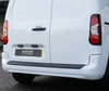 Black ABS Rear Bumper Protector Guard To Fit Toyota ProAce City (2019+)