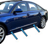 Chrome Side Door Streamer Trims To Fit Audi A6 Saloon (2011-18) 6 Piece