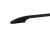 Black Aluminium Roof Bars Side Rails To Fit Long Wheelbase Fiat Doblo (2010-22)