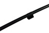 Black Aluminium Roof Bars Side Rails To Fit Long Wheelbase Fiat Doblo (2010-22)