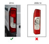 Chrome Rear Tail Light Trim Covers To Fit Peugeot Boxer (2014+)