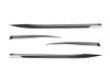 Black Chrome Side Door Streamer Trim Covers To Fit Peugeot 2008 (2020+)