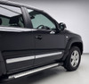 Chrome Side Door Streamer Trims To Fit Volkswagen Amarok (2010-21)