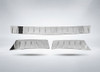 Chrome Rear Bumper Protector Trims (3 piece) To Fit Volkswagen Tiguan (2007-16)