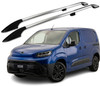 Gloss Aluminium Roof Rack Rails Side Bars For L1 Toyota ProAce City (2019+) 75kg