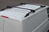Black Cross Bars For Roof Rails To Fit Volkswagen ID. Buzz (2022+) 75KG Lockable