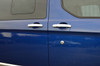 Chrome Door Handle Trim Set Covers To Fit Ford Transit Custom 3dr (2012+)
