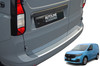 To Fit Ford Transit Connect (2025-): Rear Bumper Protector Guard Brushed Steel