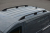 Black Aluminium Roof Rack Rails Side Bars To Fit L1 Ford Transit Connect (2025-)
