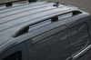 Black Aluminium Roof Rack Rails Side Bars To Fit L1 Ford Transit Connect (2025-)