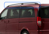 Black Roof Rack Side Bars To Fit Extra Long (L3) Mercedes Vito W639 (2003-14)