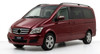 Black Roof Rack Side Bars To Fit Compact (L1) Mercedes Viano (2004-14)