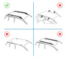 Aluminium Cross Bars For Roof Rails To Fit Nissan Townstar (2023+) 75KG