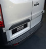 For Ford Transit Custom (2012-22): Black Anodised Rear Bumper Protector Guard
