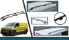 Black Aluminium Roof Bars Side Rails To Fit L1 SWB VW T7 Transporter (2025+)