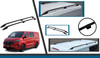 Black Aluminium Roof Bars Side Rails To Fit L1 SWB Ford Transit Custom (2024+)