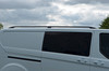 Black Aluminium Roof Bars Side Rails To Fit L2 LWB Ford Transit Custom (2024+)