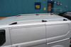 Aluminium Roof Rack Rails Side Bars Set To Fit LWB Ford Transit Custom (2012+)